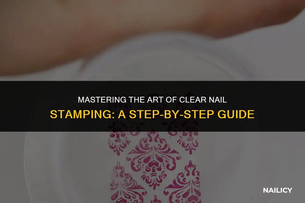 how to use clear nail stamper