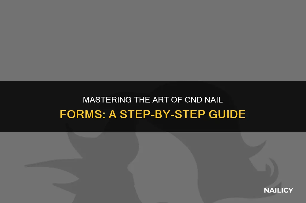 how to use cnd nail forms