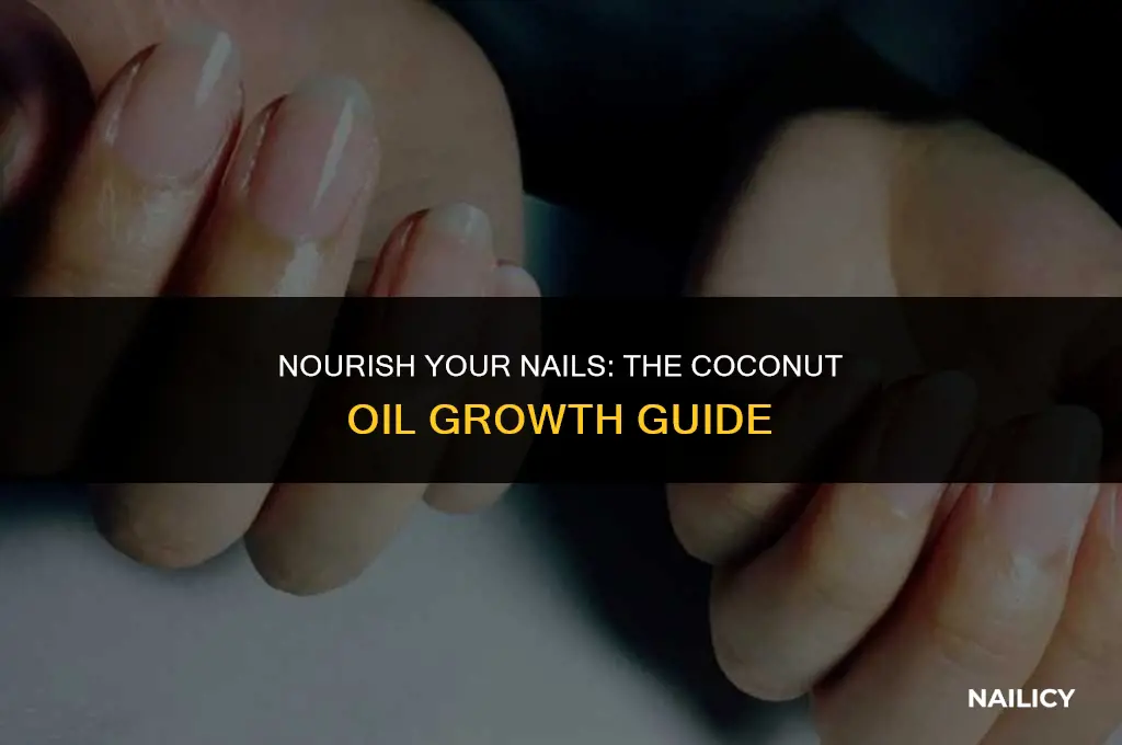 how to use coconut oil for nail growth