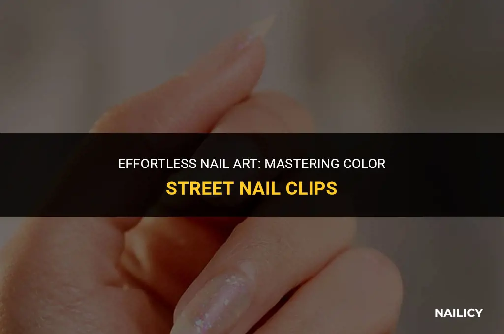 how to use color street nail clips