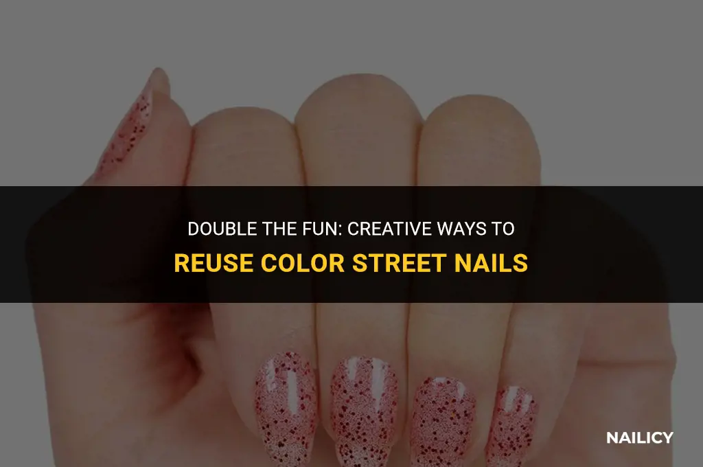 how to use color street nails twice