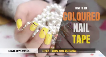 Creative Nail Art: Mastering the Use of Coloured Nail Tape