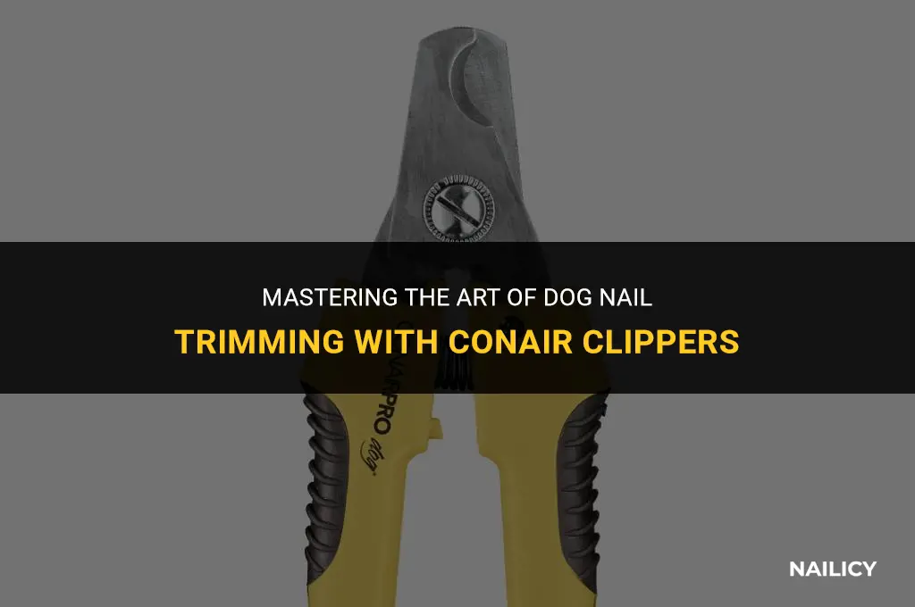 how to use conair dog nail clippers