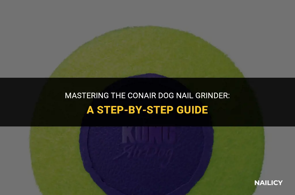how to use conair dog nail grinder