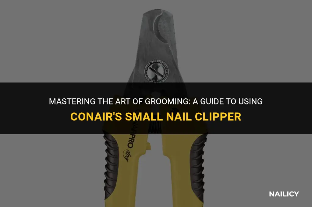 how to use conair small nail clipper