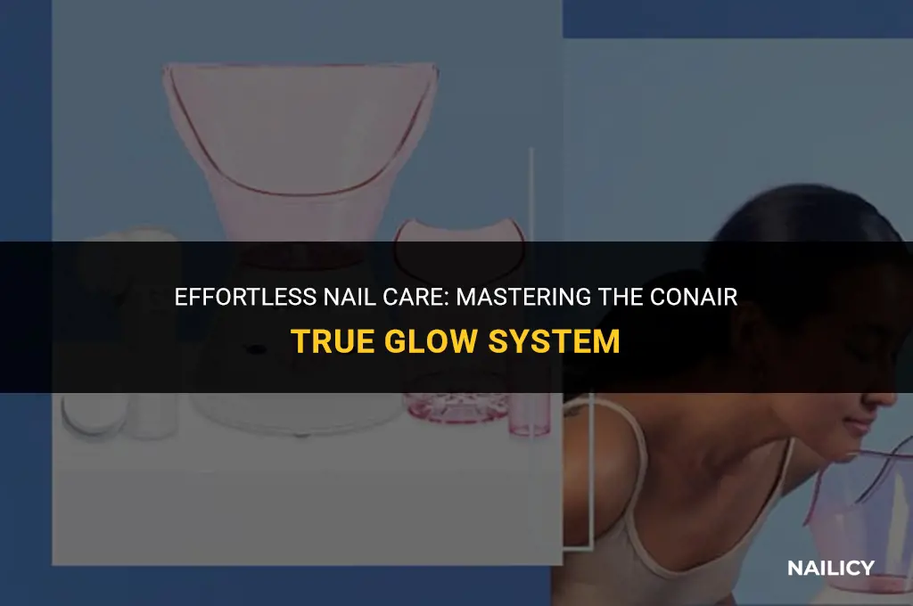 how to use conair true glow all-in-one nail care system