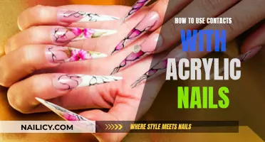 Mastering the Art: How to Use Contacts with Acrylic Nails