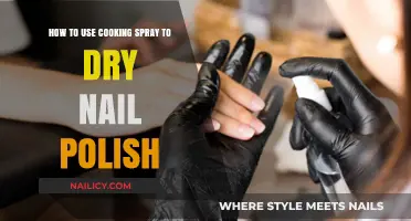 Quick Nail Polish Drying Hack: Using Cooking Spray for Perfect Results