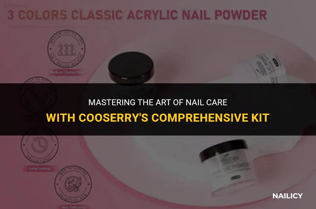 how to use cooserry nail kit