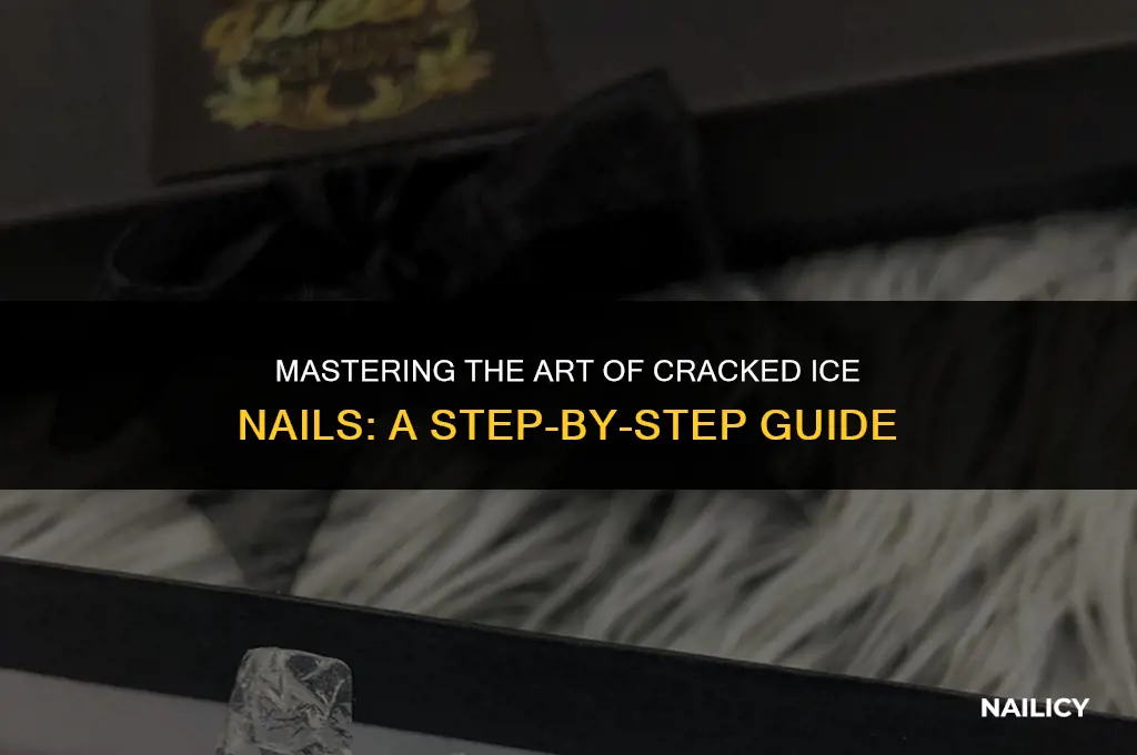 how to use cracked ice nail art