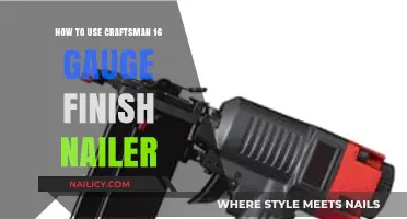 Mastering the Craftsman 16 Gauge Finish Nailer: Tips and Tricks
