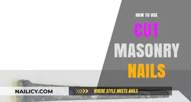 Mastering Masonry: A Guide to Using Cut Nails Effectively