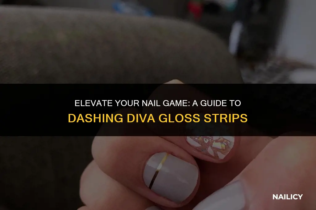 how to use dashing diva gloss nail strips