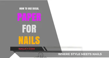 Creative Nail Art: Mastering the Use of Decal Paper