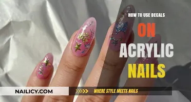 Mastering the Art of Decal Application on Acrylic Nails
