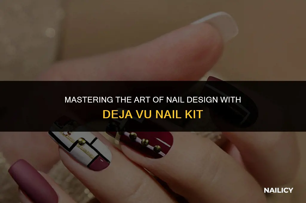 how to use deja vu nail kit