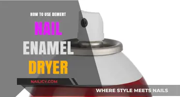 Quick Tips: Efficiently Using Demert Nail Enamel Dryer