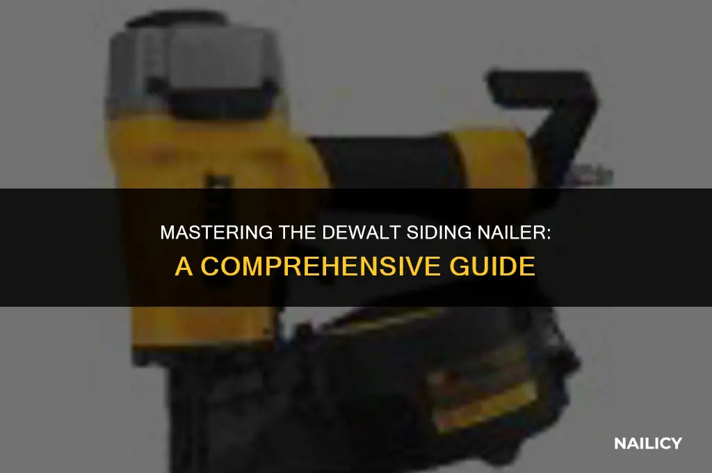 how to use dewalt siding nailer
