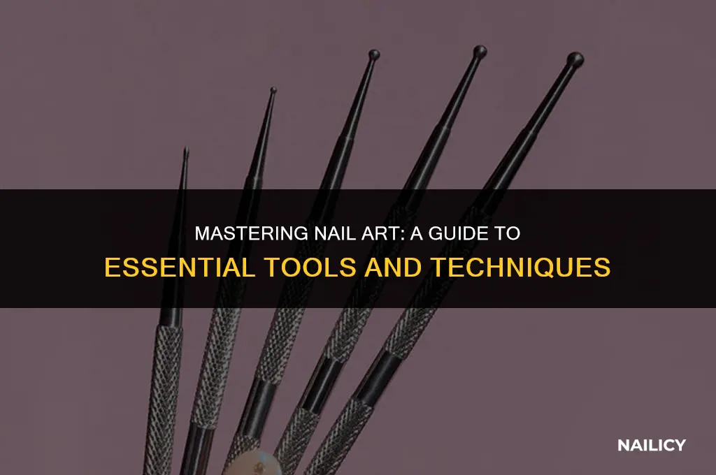 how to use different nail art tools