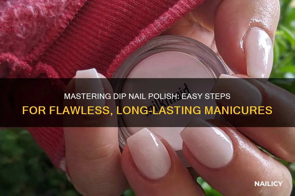 how to use dip nail polish