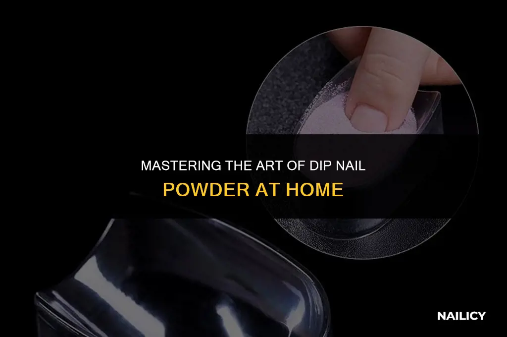 how to use dip nail powder at home