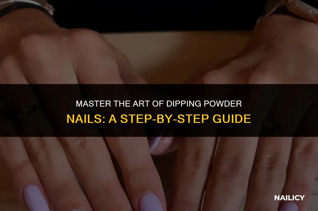 how to use dipping powder nails