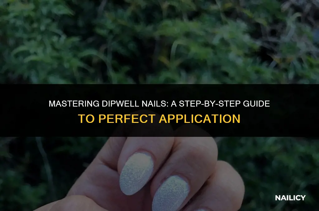 how to use dipwell nails