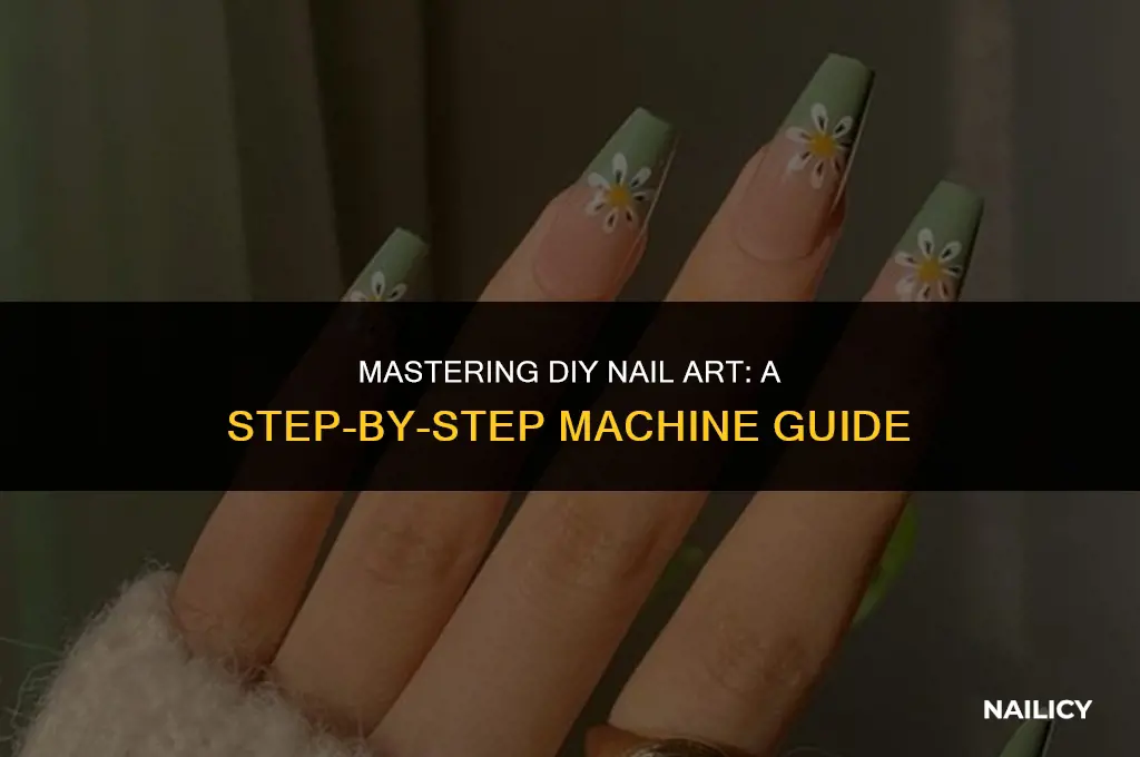 how to use diy nail art machine