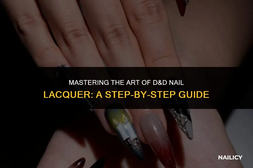 how to use dnd nail lacquer