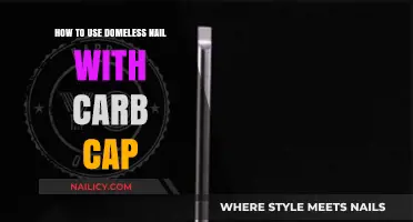 Mastering the Art of Domeless Nails with a Carb Cap