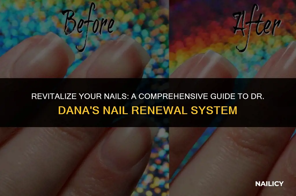 how to use dr dana nail renewal system