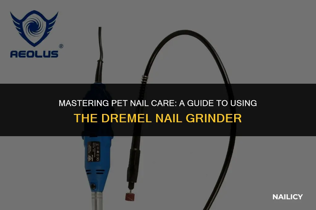 how to use dremel nail grinder