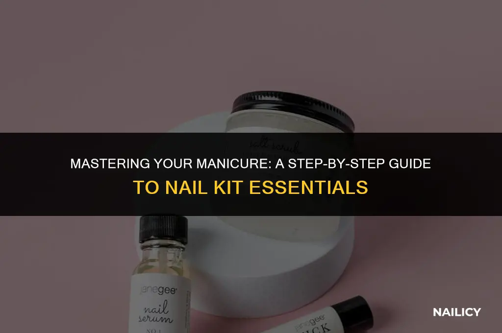 how to use each tem in a nail kit