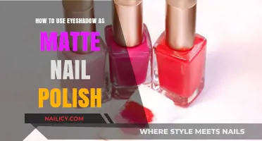 Transform Eyeshadow into Matte Nail Polish: A Creative DIY Guide