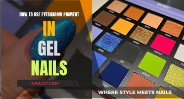 Eyeshadow Pigment Art: Gel Nails Made Easy