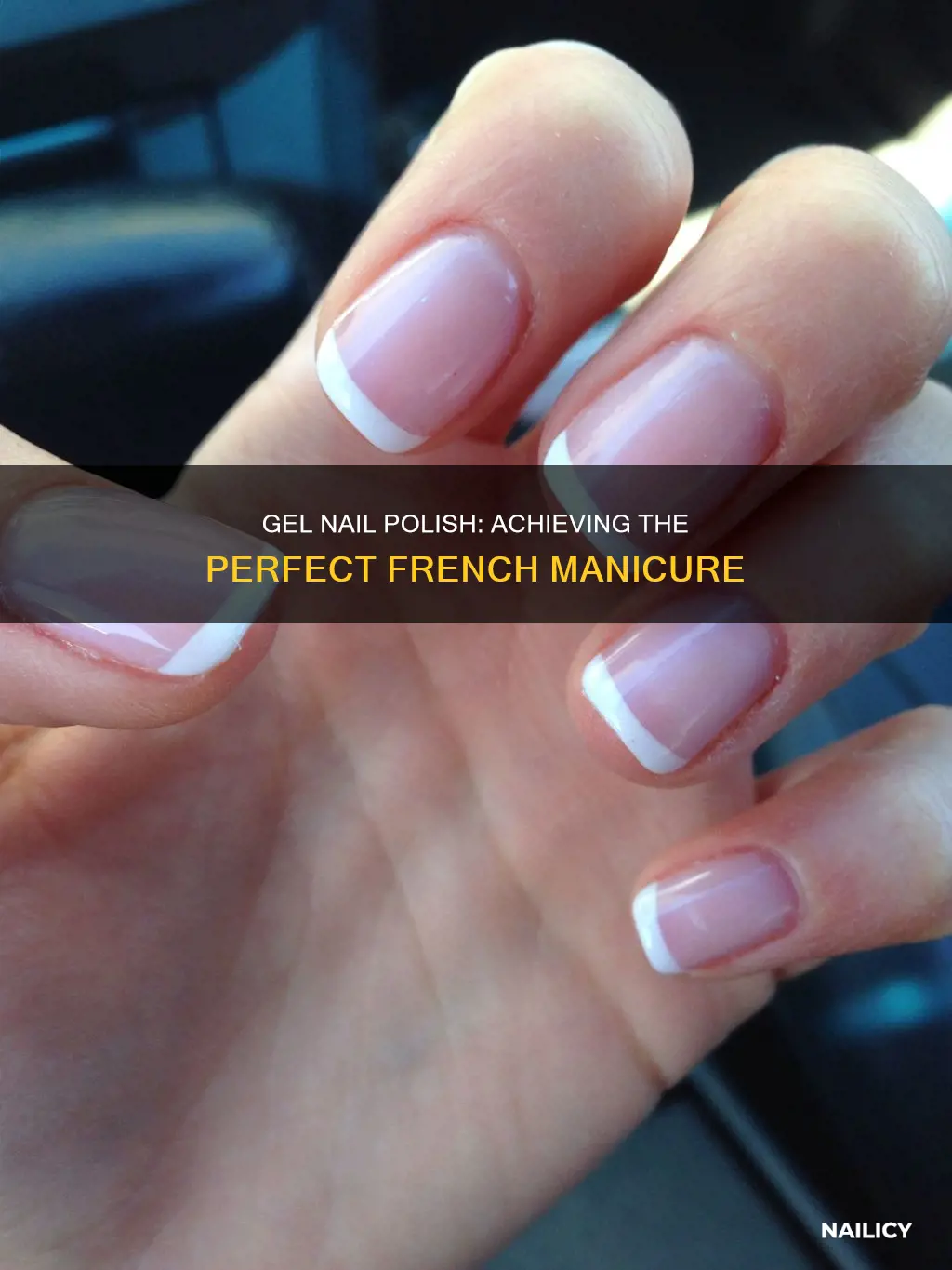 how to use gel nail polish french manicure