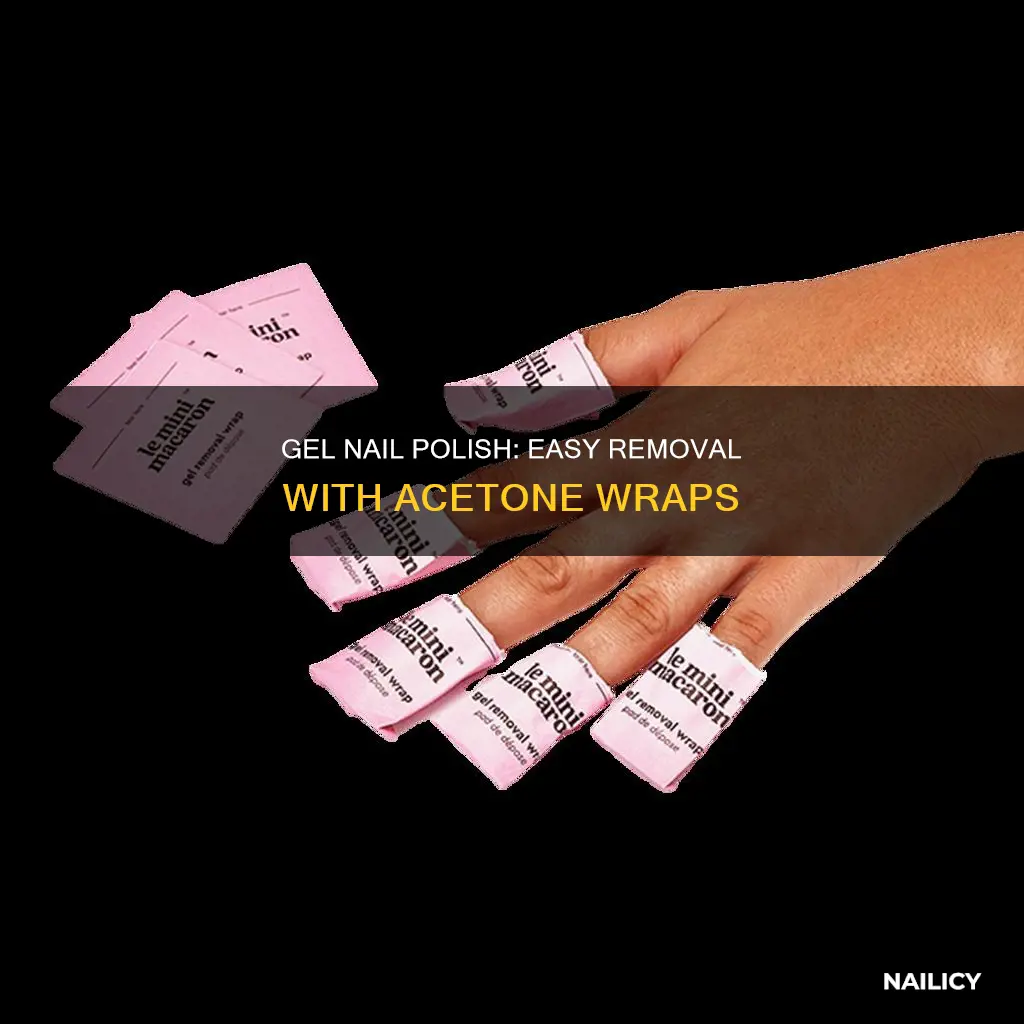 how to use gel nail polish remover wraps