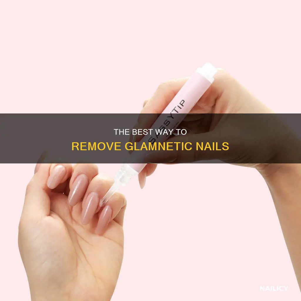 how to use glamnetic nail remover