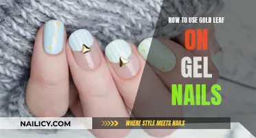 Gel Nails and Gold Leaf: Application Techniques