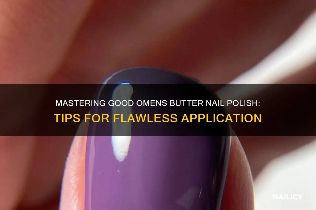 how to use good omens butter nail polish