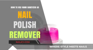 Hand Sanitizer: Your New Nail Polish Remover
