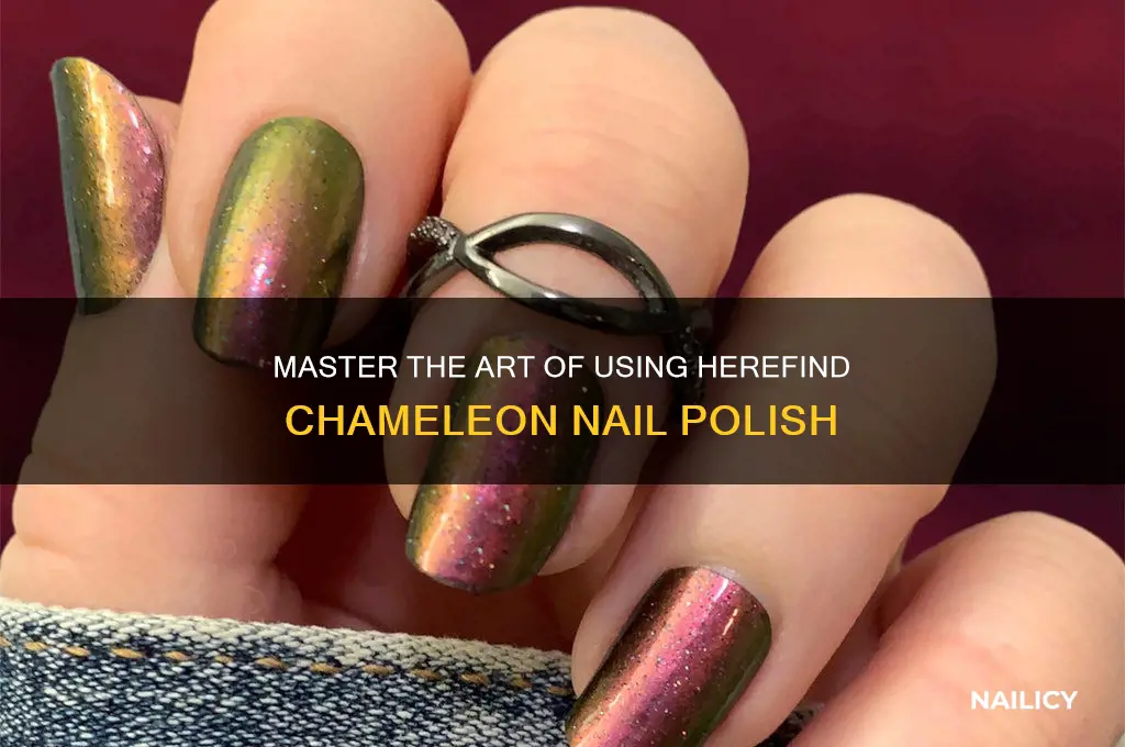 how to use herefind chameleon nail polish