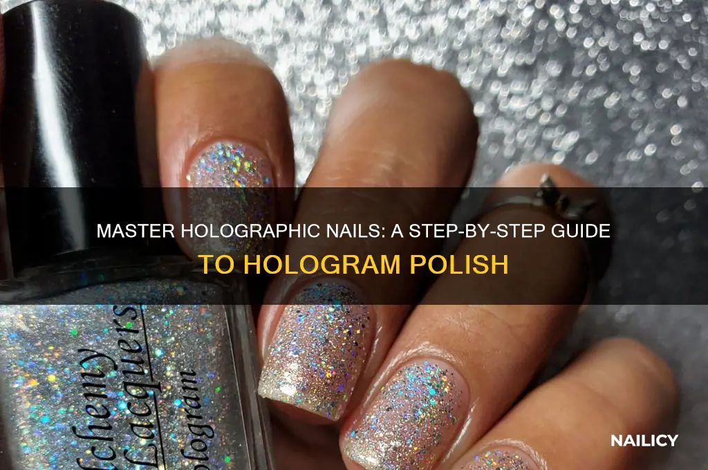 how to use hologram nail polish