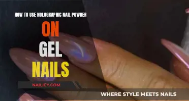 Holographic Nail Powder: Gel Nail Art Magic