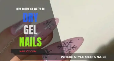 Gel Nails: Ice Water for Quick Drying