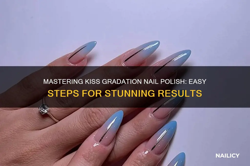 how to use kiss gradation nail polish