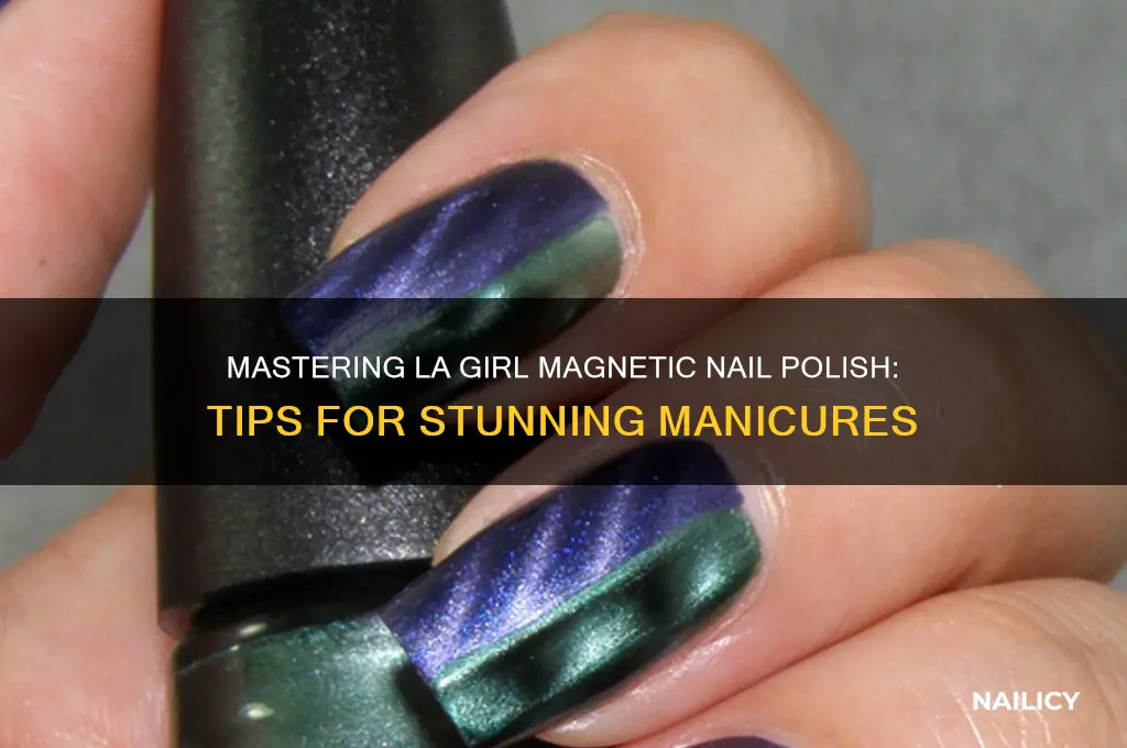 how to use la girl magnetic nail polish