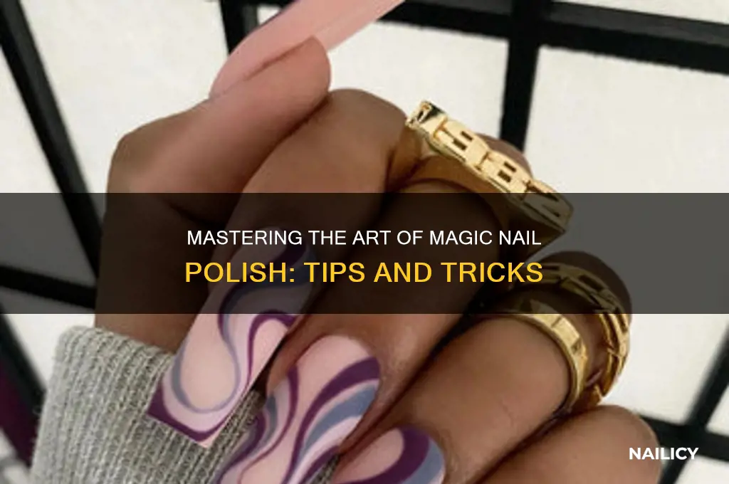 how to use magic nail polish