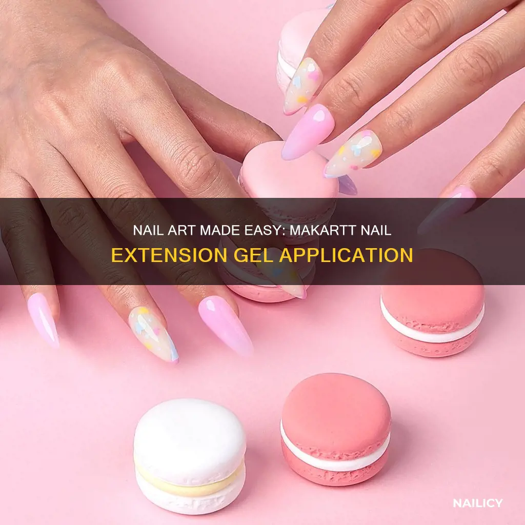 how to use makartt nail extension gel