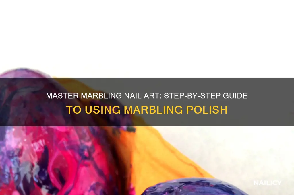 how to use marbling nail polish instruction